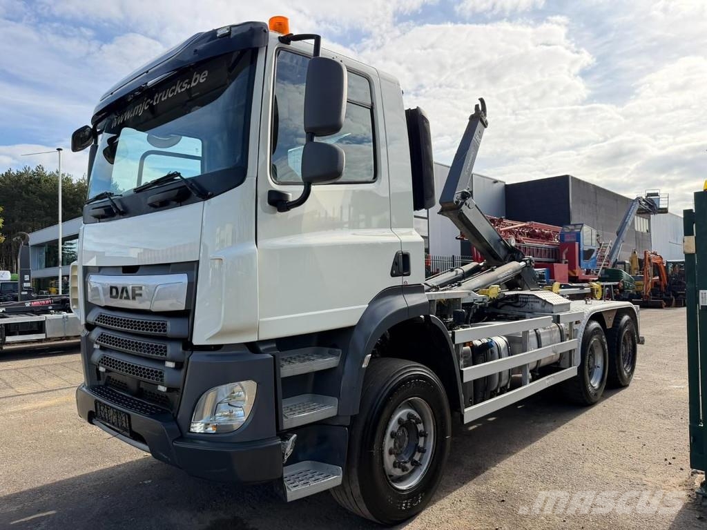 DAF CF 480 6x4 HOOKLIFT RC MARREL AL20-S51 - WB 3m85 - Rol kiper kamioni s kukama za dizanje