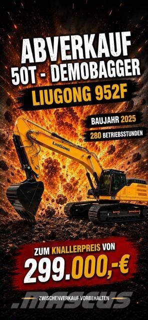 LiuGong 952 F 51.6 t, 3.2 cbm TL MIETE / RENTAL Telakaivukoneet