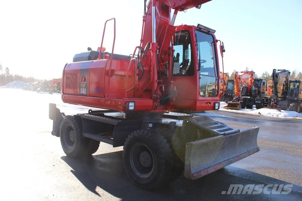 Komatsu PW 140-7 / Pyörittäjä, Rasvari, Uudet renkaat! Gumikerekes kotrók