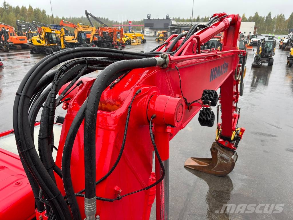 Komatsu PW 140-7 / Pyörittäjä, Rasvari, Uudet renkaat! Hjulgrävare
