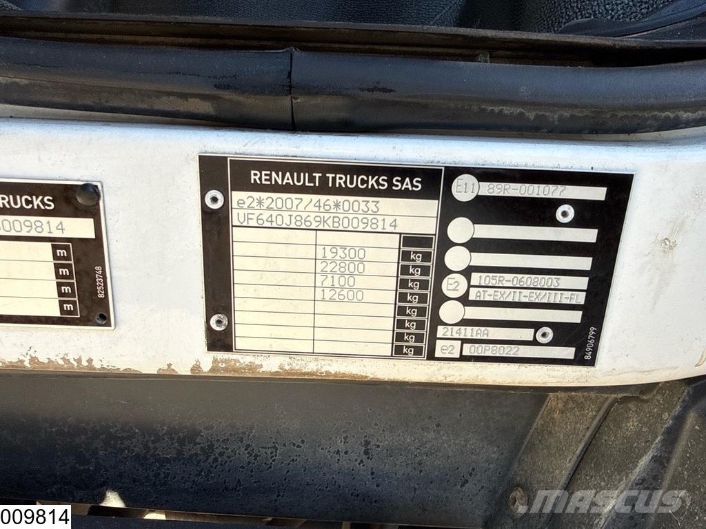 Renault D 18 280 EURO 6 Platformas/izkraušana no sāniem