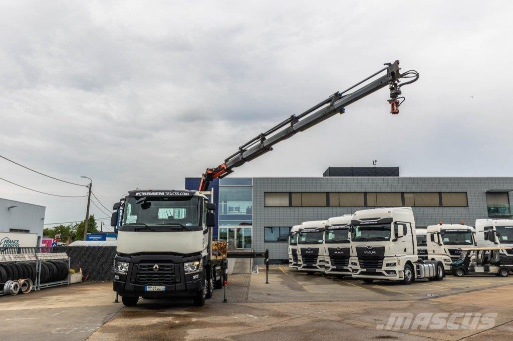 Renault C 380 DXI+Palfinger 26 T/m+5EXT. Всъдеходни кранове