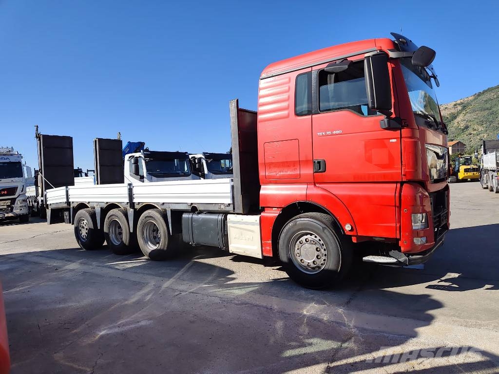 MAN TGS 35.480 Platforminiai/Gerviniai sunkvežimiai