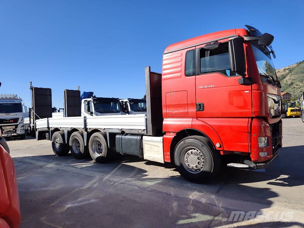 MAN TGS 35.480 Platforminiai/Gerviniai sunkvežimiai