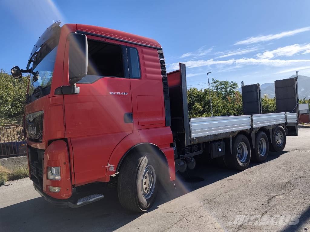 MAN TGS 35.480 Platforminiai/Gerviniai sunkvežimiai