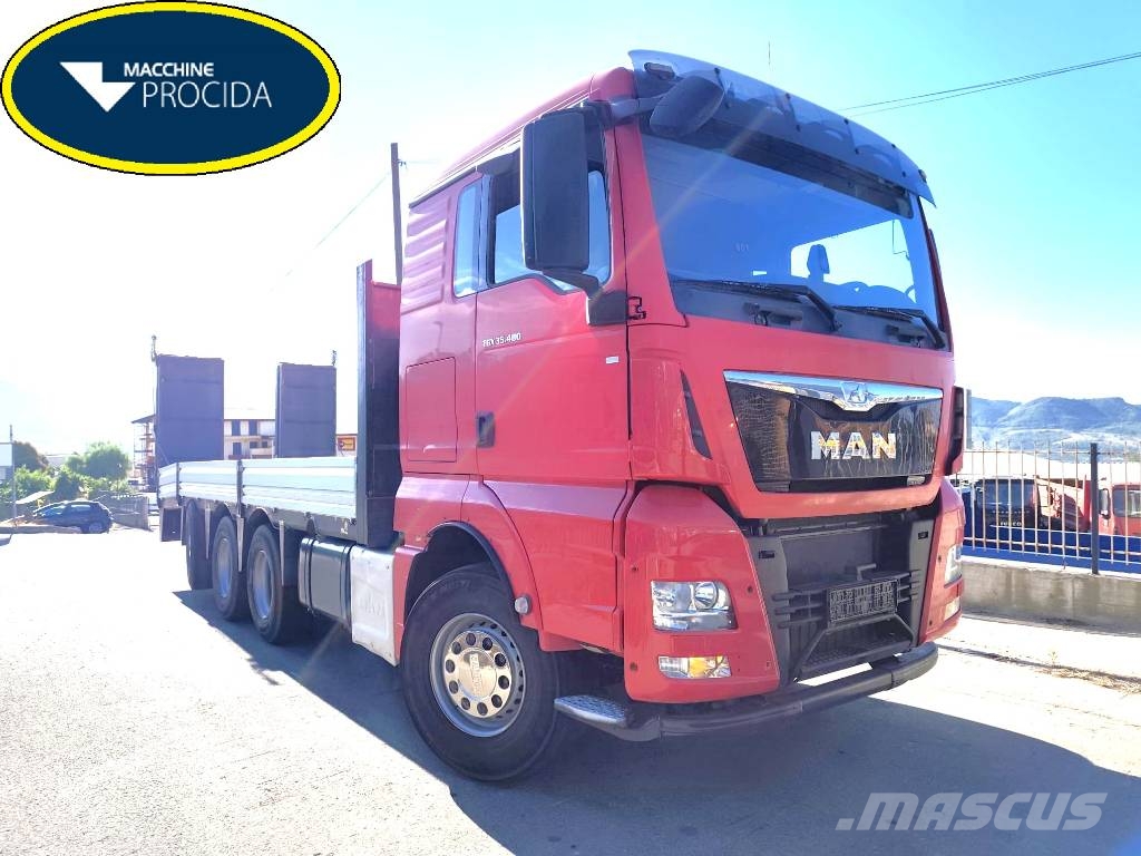 MAN TGS 35.480 Platforminiai/Gerviniai sunkvežimiai