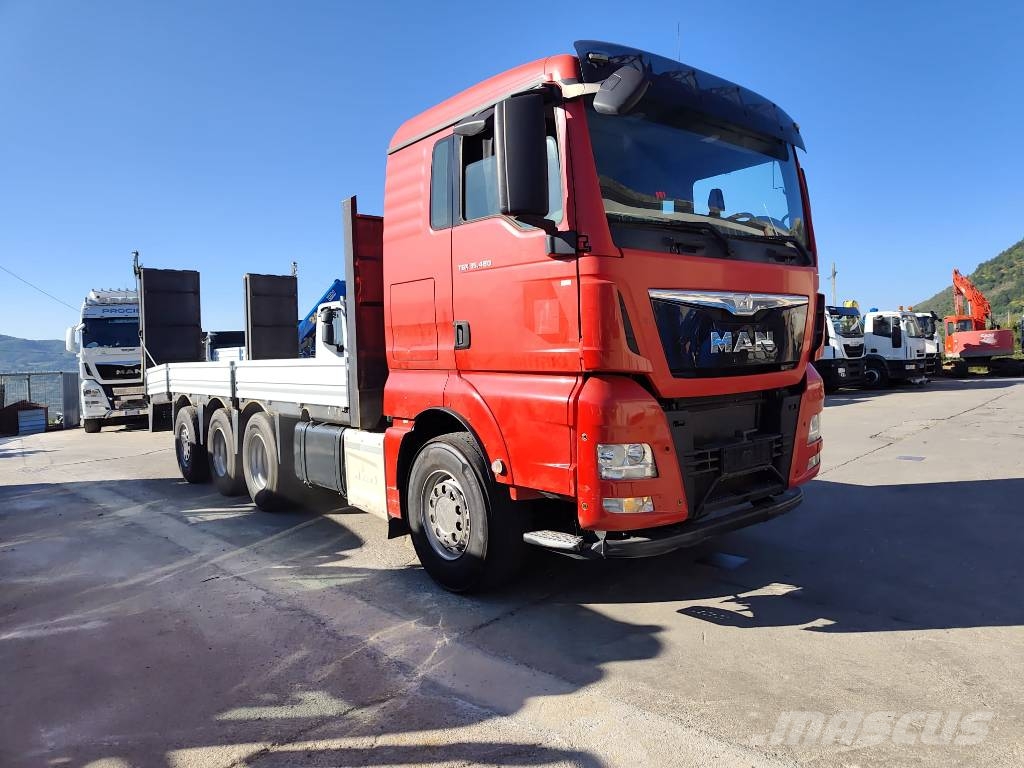 MAN TGS 35.480 Platforminiai/Gerviniai sunkvežimiai
