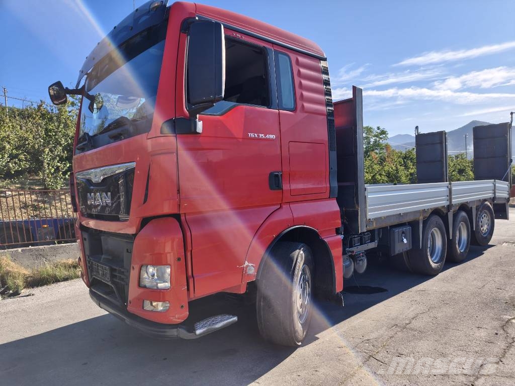 MAN TGS 35.480 Platforminiai/Gerviniai sunkvežimiai