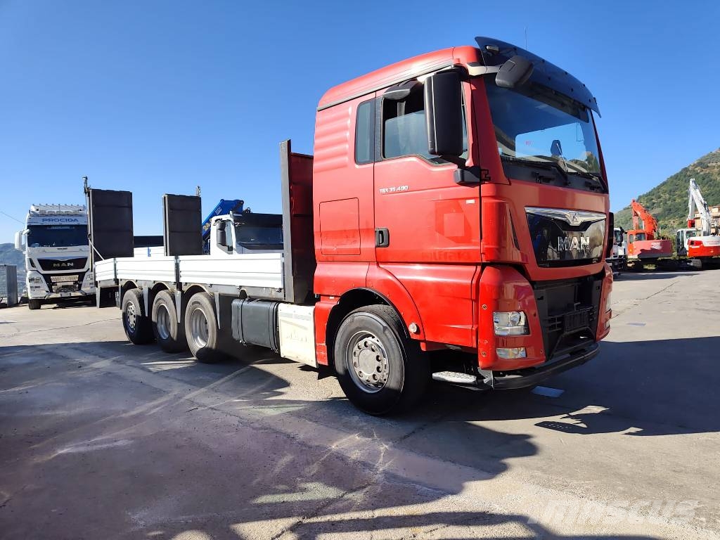 MAN TGS 35.480 Platforminiai/Gerviniai sunkvežimiai