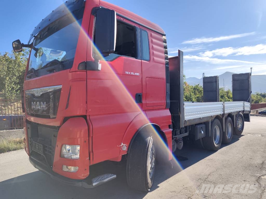 MAN TGS 35.480 Platforminiai/Gerviniai sunkvežimiai