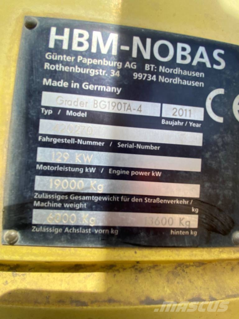 HBM BG 190 TA-4 Grejderi