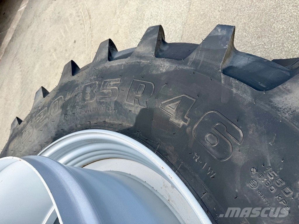 Ascenso 2 stk. tvillingehul TDR 850 Str. 520/85 R46 Gume, kolesa in platišča