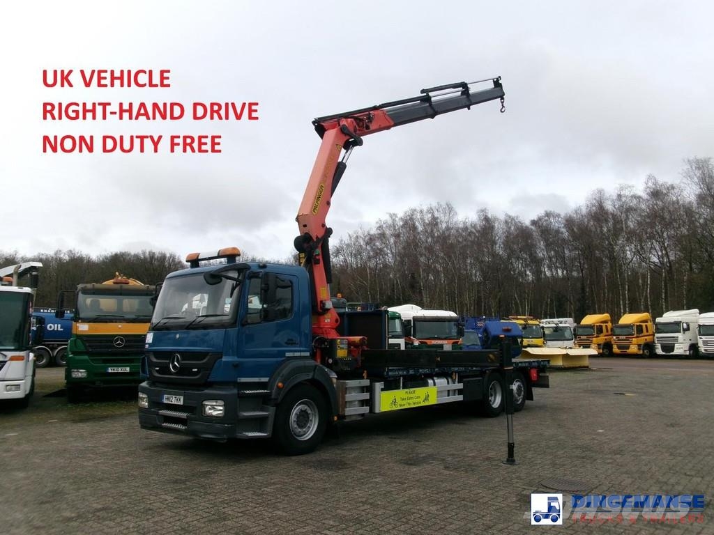 Mercedes-Benz Axor 2529 6x2 RHD + Palfinger PK26002 EH crane Allterrängkranar
