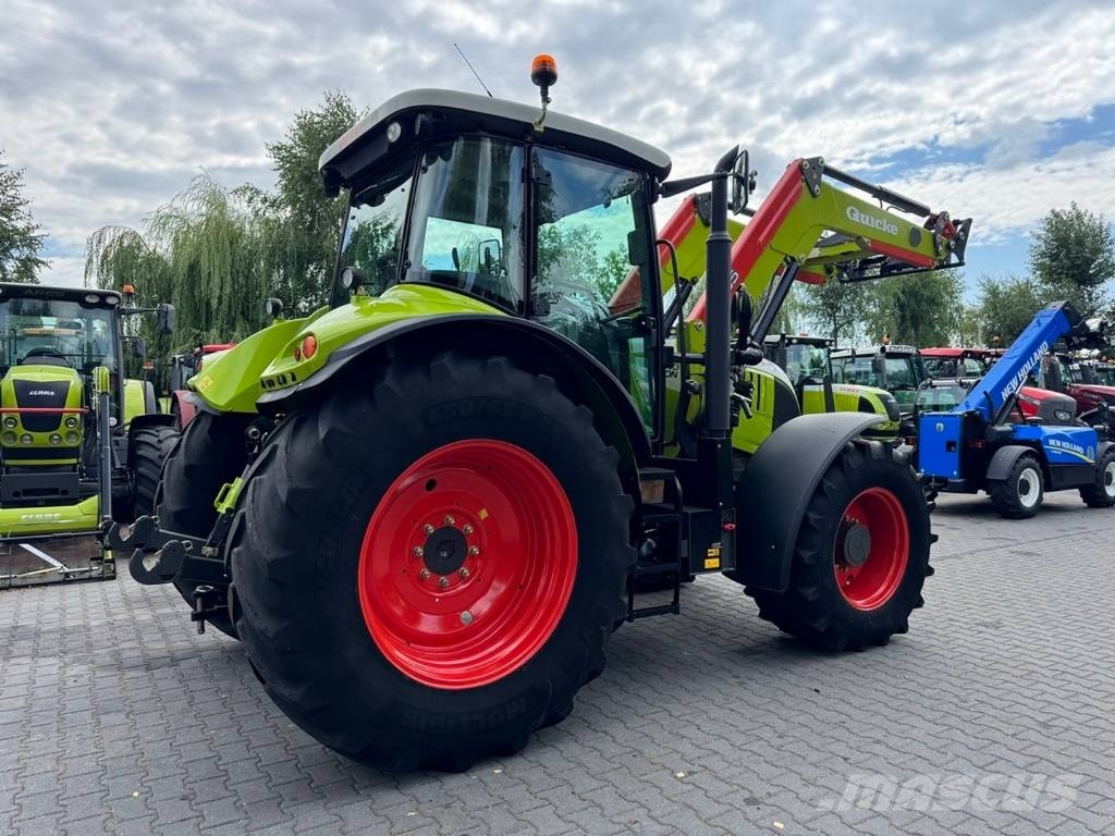 CLAAS ARION 640 CIS + QUICKE Q65 Ciągniki rolnicze