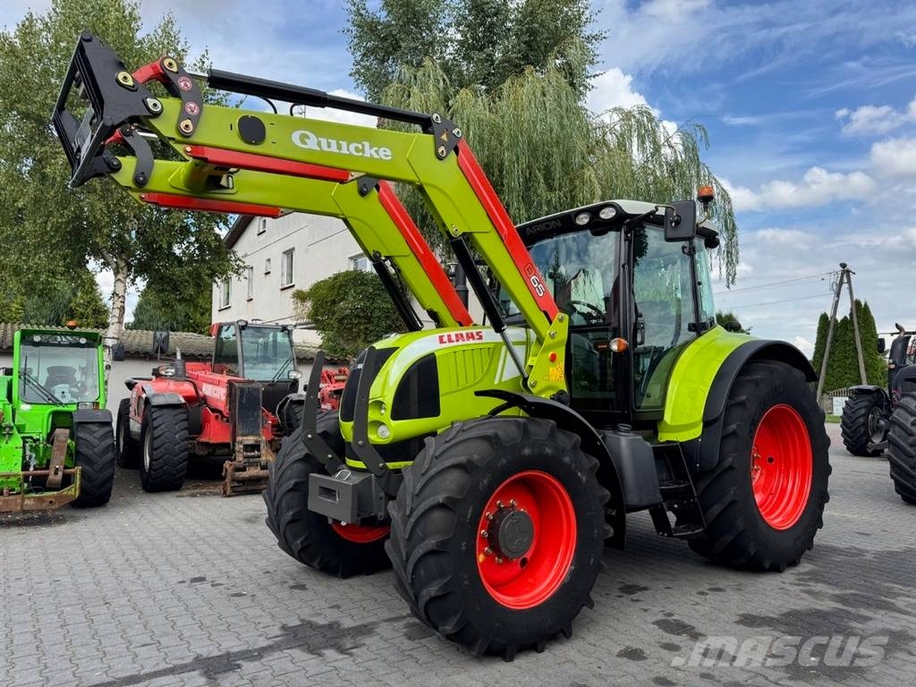 CLAAS ARION 640 CIS + QUICKE Q65 Ciągniki rolnicze