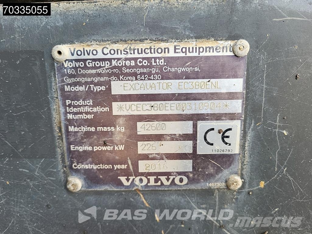 Volvo EC380 E NL Rupsgraafmachines