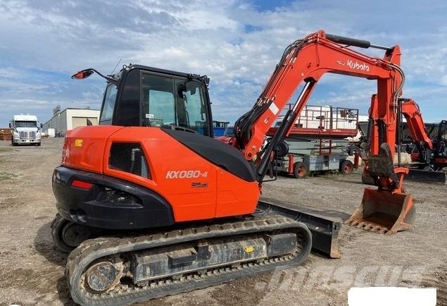 Kubota KX080-4S2 Roomikekskavaatorid