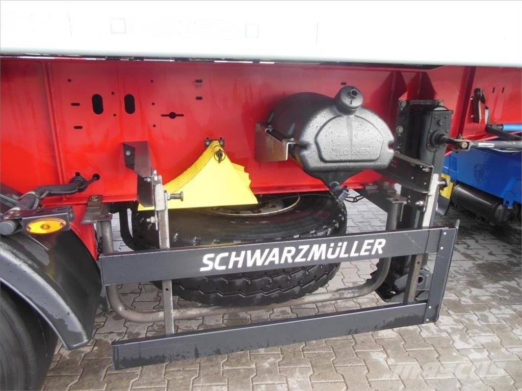 Schwarzmüller KIS 3/E, SAF, 49m3, Nápravy 9t Billenő félpótkocsik