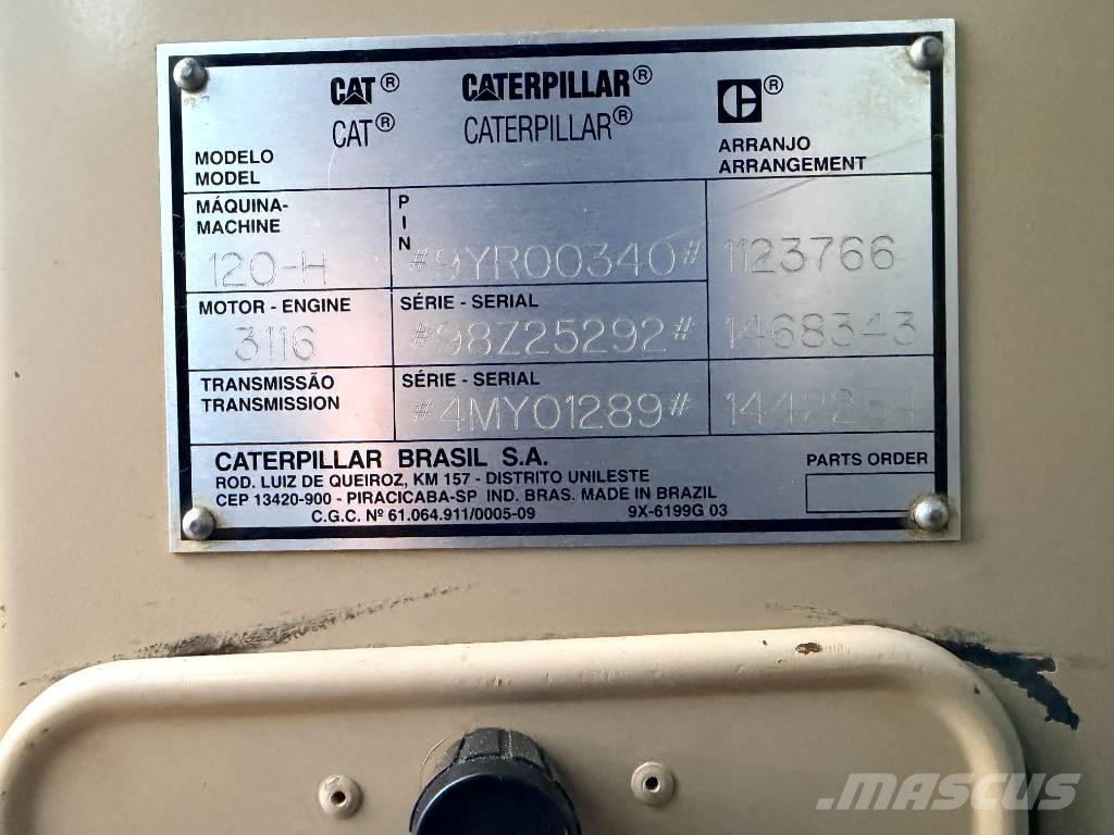 CAT 120H - CE Grejderi