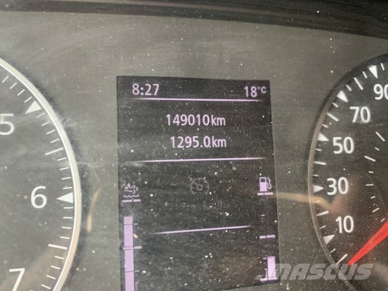 Renault Master Klubb K32 - 12,5 m, 120 kg Ant vilkikų montuojamos kėlimo platformos