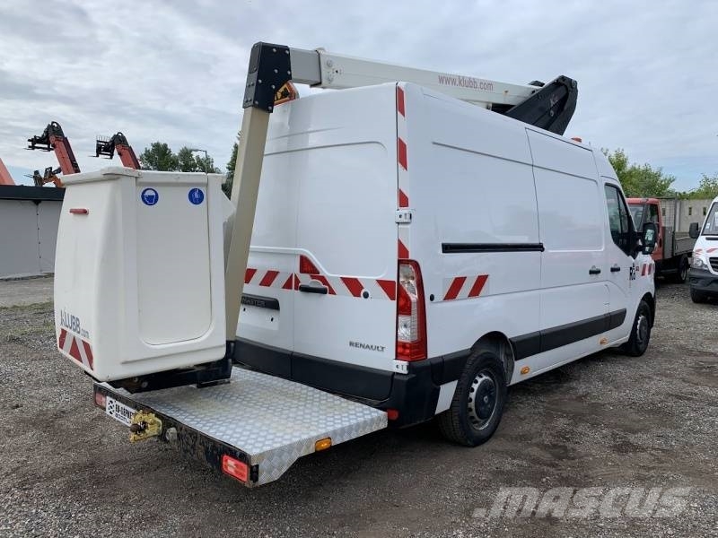 Renault Master Klubb K32 - 12,5 m, 120 kg Ant vilkikų montuojamos kėlimo platformos