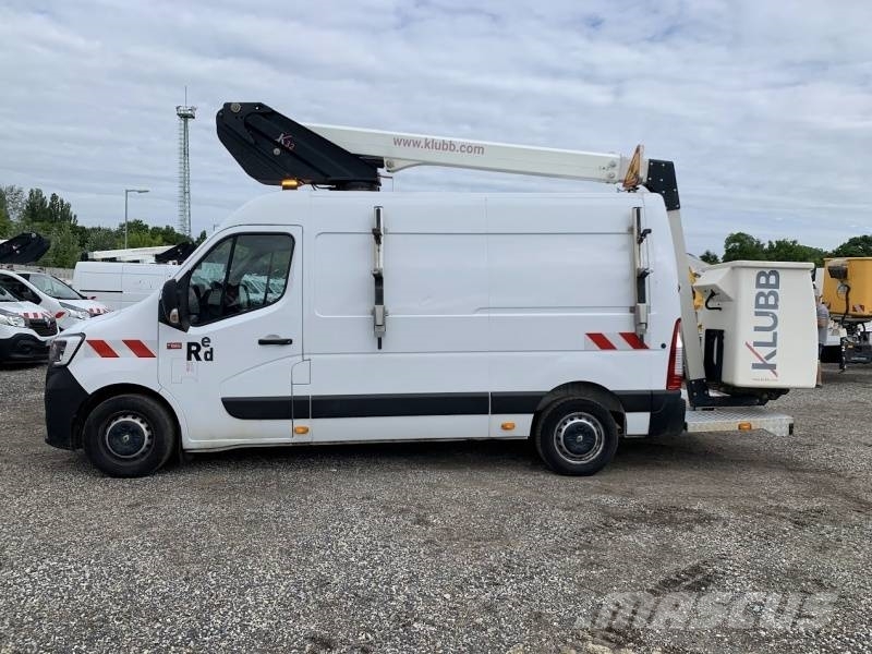Renault Master Klubb K32 - 12,5 m, 120 kg Ant vilkikų montuojamos kėlimo platformos
