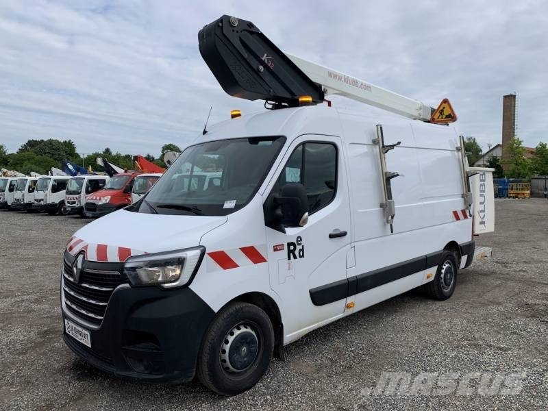 Renault Master Klubb K32 - 12,5 m, 120 kg Ant vilkikų montuojamos kėlimo platformos