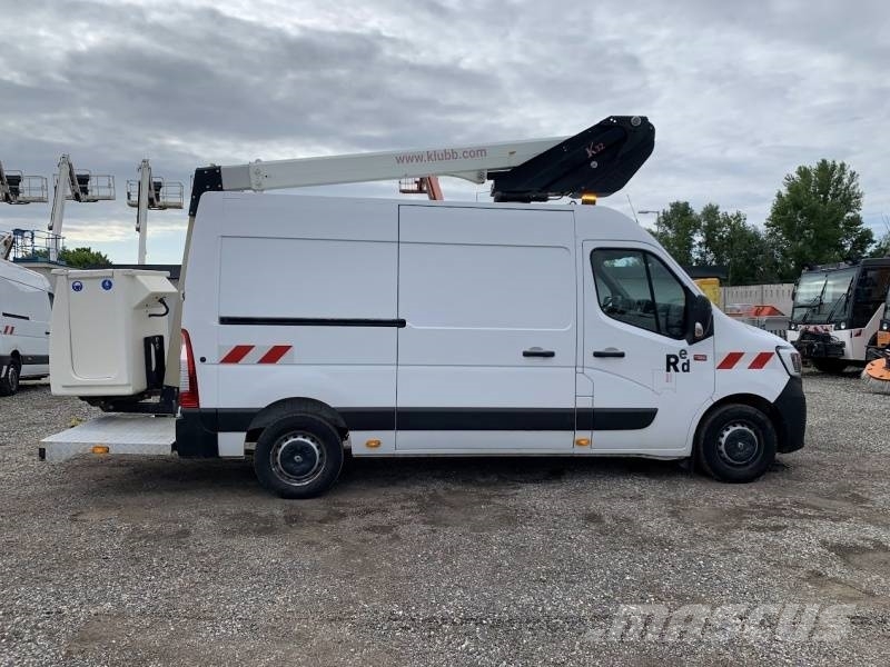 Renault Master Klubb K32 - 12,5 m, 120 kg Ant vilkikų montuojamos kėlimo platformos