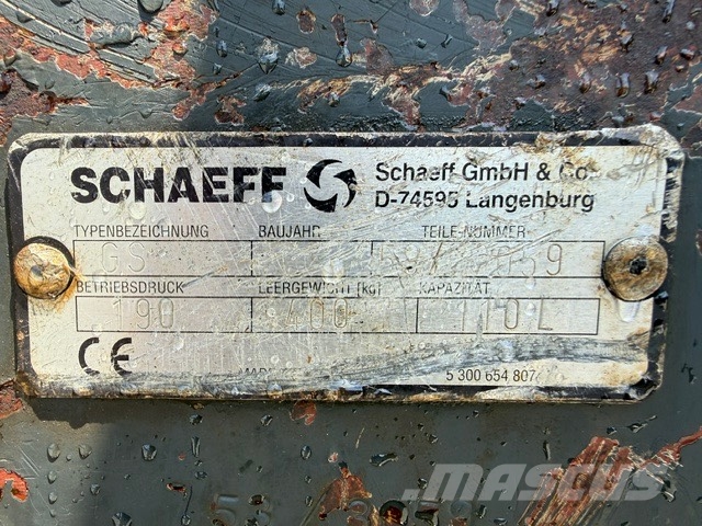 Schaeff HYDRAULIC CLAMSHELL GRAB Grijpers
