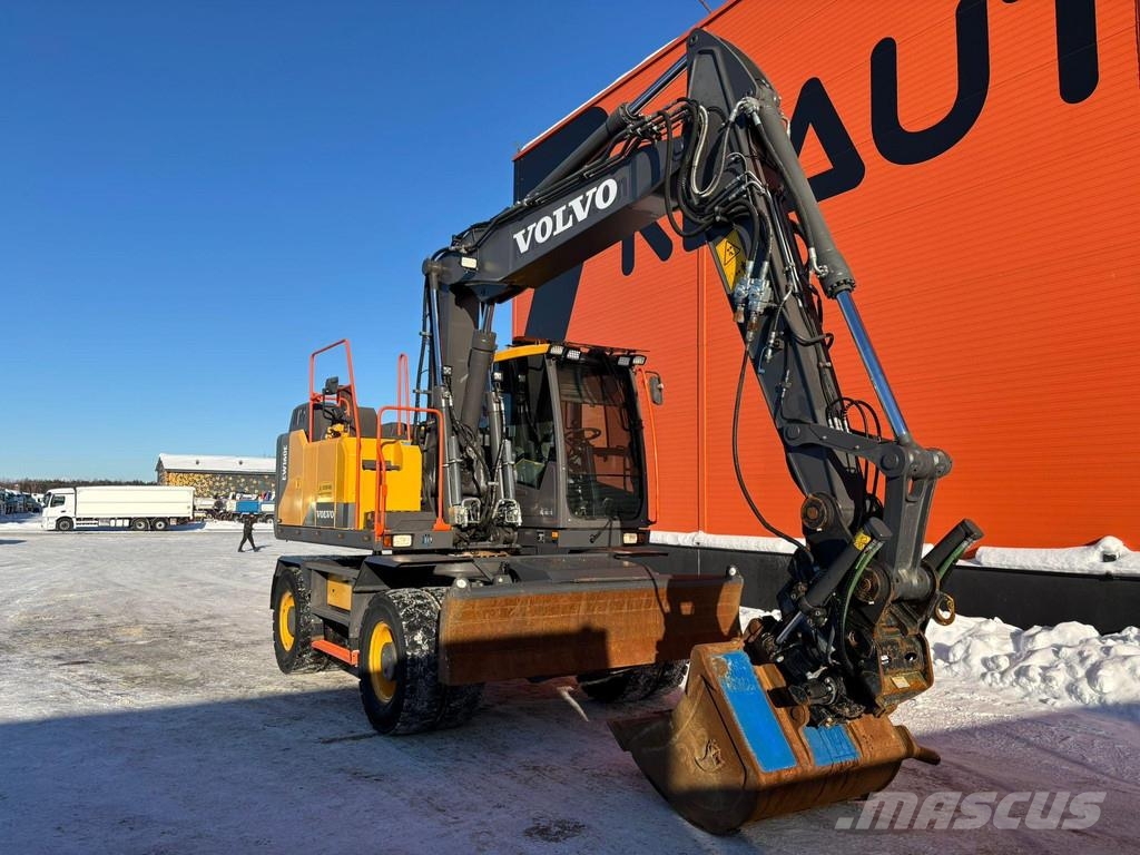 Volvo EW 160 E TILTROTATOR / AC / CENTRAL LUBRICATION Kolesové rýpadlá