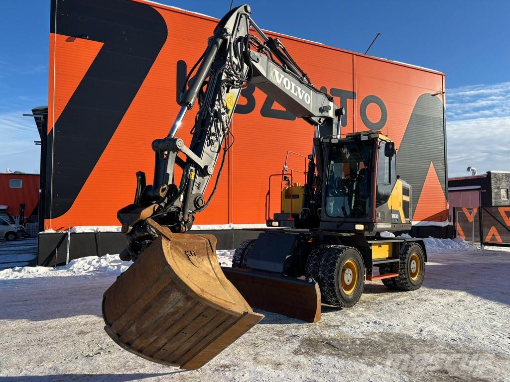 Volvo EW 160 E TILTROTATOR / AC / CENTRAL LUBRICATION Kolesové rýpadlá