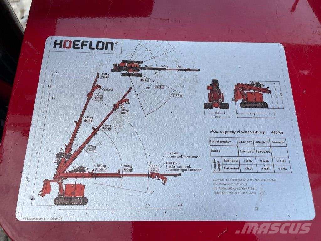 Hoeflon C 1 E Mini cranes