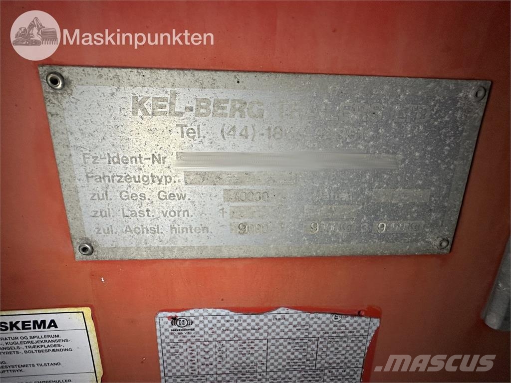 Kel-Berg SCV 15-24 Semi-trailer med tip