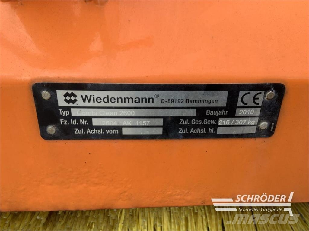 Wiedenmann COMBI CLEAN 2600 | SAMMELWANNE | TANK كناسات