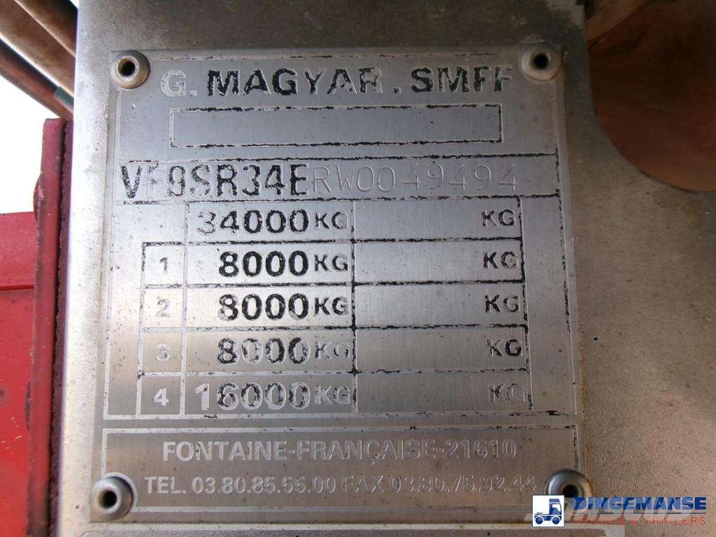 Magyar Bitumen tank inox 31 m3 / 1 comp + ADR Полуприцепы-Цистерны