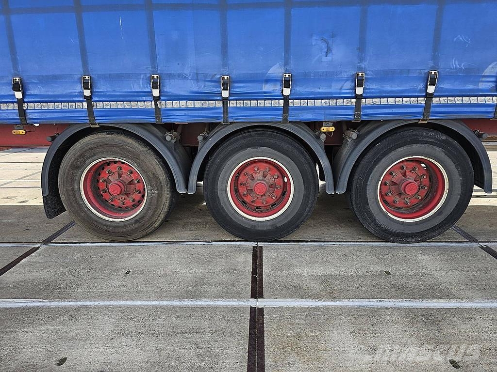 Pacton TXD339 BPW HARD WOOD FLOOR Semirimorchi tautliner