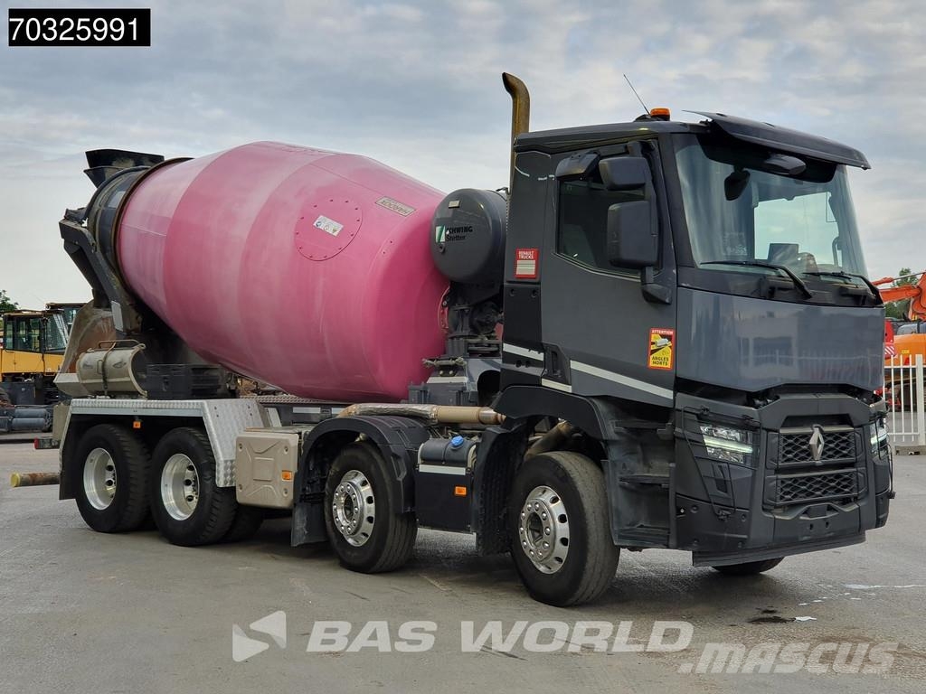 Renault C 430 8X4 Stetter 9m3 Mixer Automatic Gearbox Euro Camiones de concreto