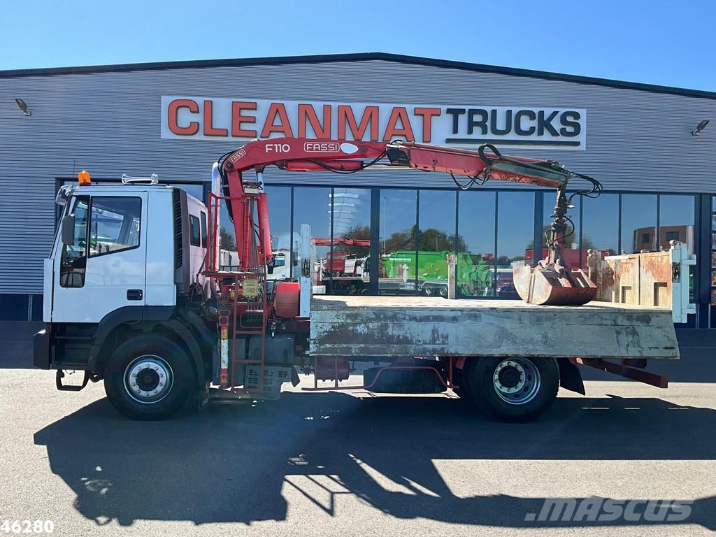 Iveco Eurotech 190E24 Manual Full Steel Fassi 11 Tonmete Kipper