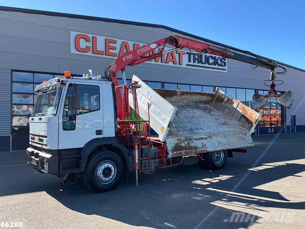 Iveco Eurotech 190E24 Manual Full Steel Fassi 11 Tonmete Kipper