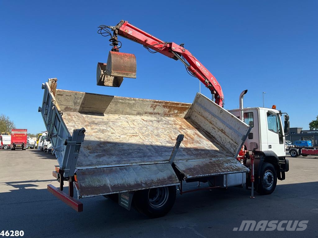 Iveco Eurotech 190E24 Manual Full Steel Fassi 11 Tonmete Kipper