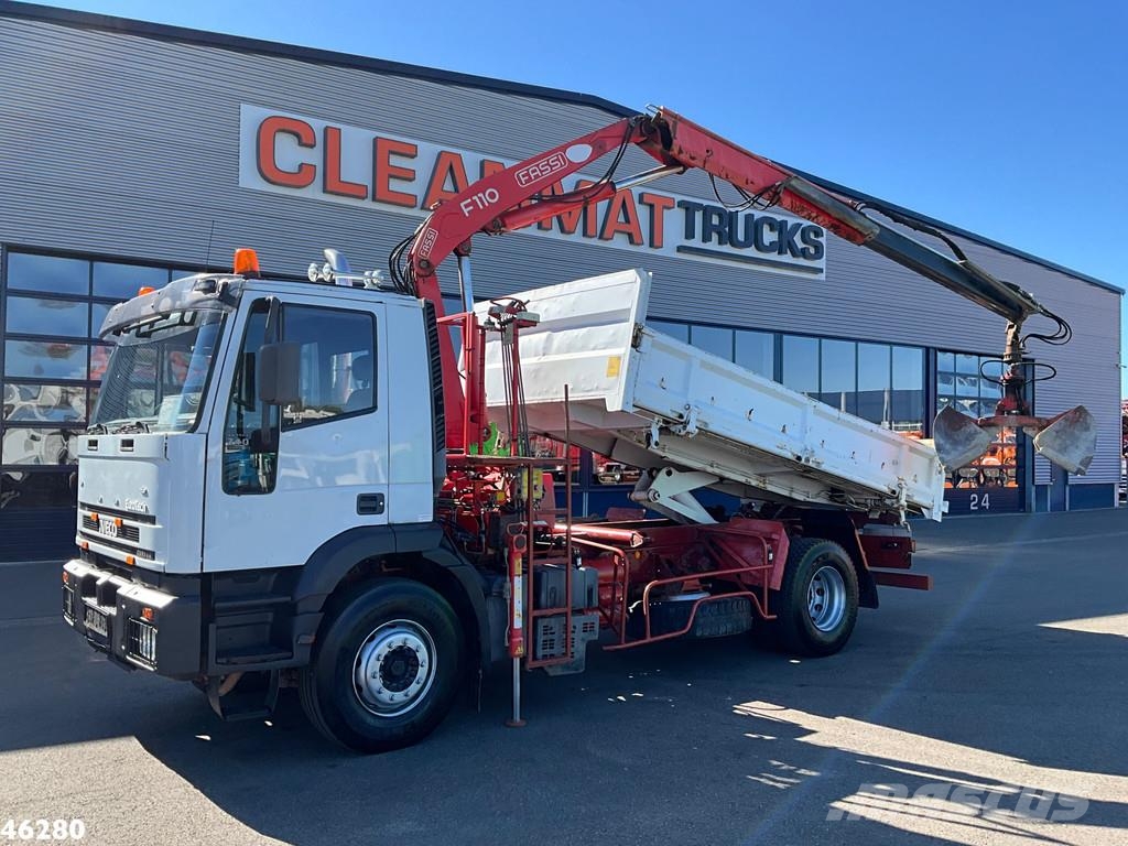 Iveco Eurotech 190E24 Manual Full Steel Fassi 11 Tonmete Kipper