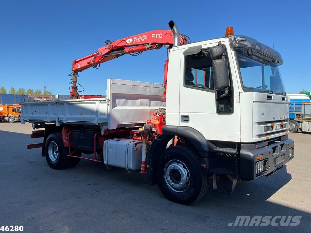 Iveco Eurotech 190E24 Manual Full Steel Fassi 11 Tonmete Kipper