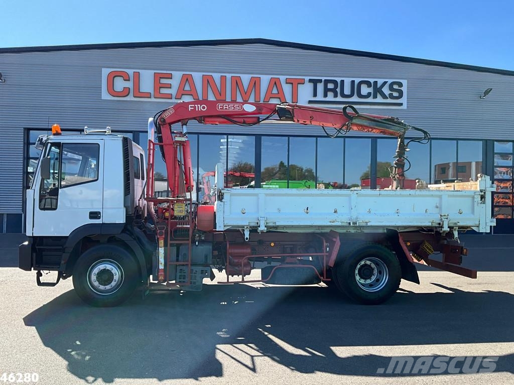 Iveco Eurotech 190E24 Manual Full Steel Fassi 11 Tonmete Kipper