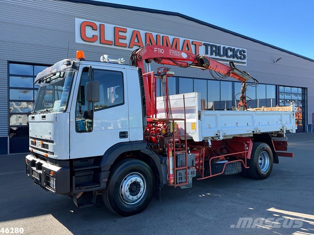 Iveco Eurotech 190E24 Manual Full Steel Fassi 11 Tonmete Kipper