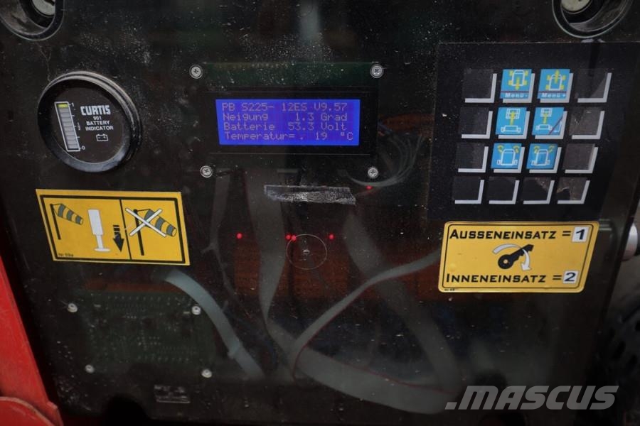 PB Lifttechnik S225-12ES Electric, 4x2 Drive, 22.5m Working Heigh Saksilavat
