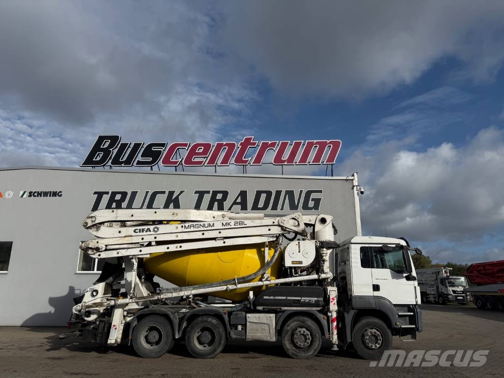 MAN TGS 41.420 CIFA MK 28L / 9 cbm Kamionske črpalke za beton