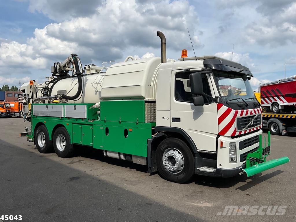 Volvo FM 340 6x4 7m³ Combi kolkenzuiger Just 159.037 km! Saug- und Druckwagen