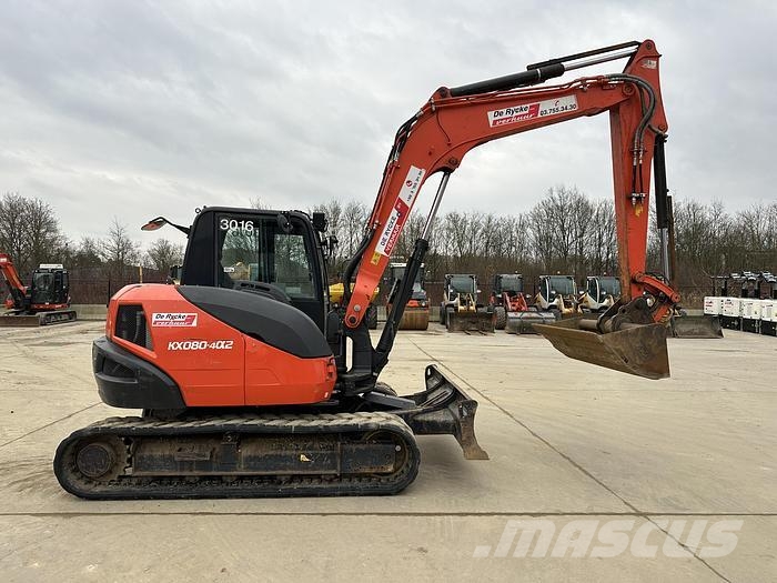 Kubota KX080-4A2 Midigraafmachines 7t - 12t