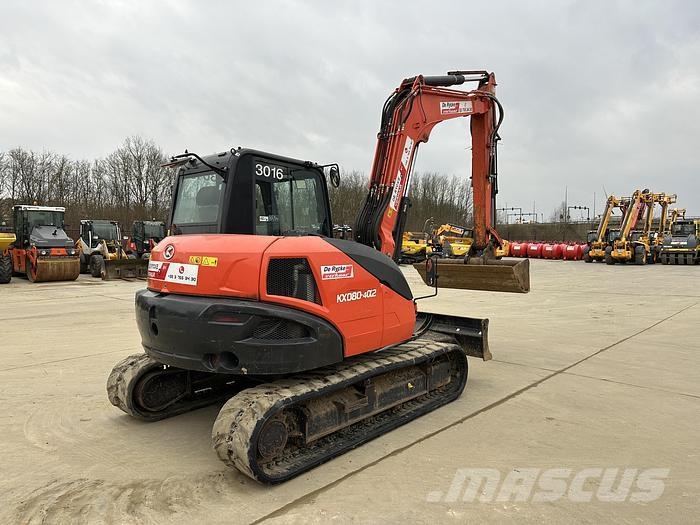 Kubota KX080-4A2 Midigraafmachines 7t - 12t