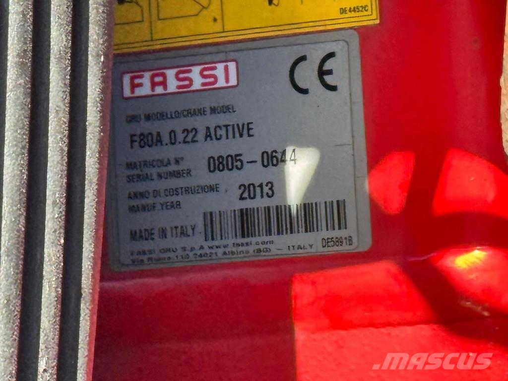 Volvo FM 330 6X2 EURO 5 KIPPER + FASSI F80A.0.22 Savivarčių priekabų vilkikai